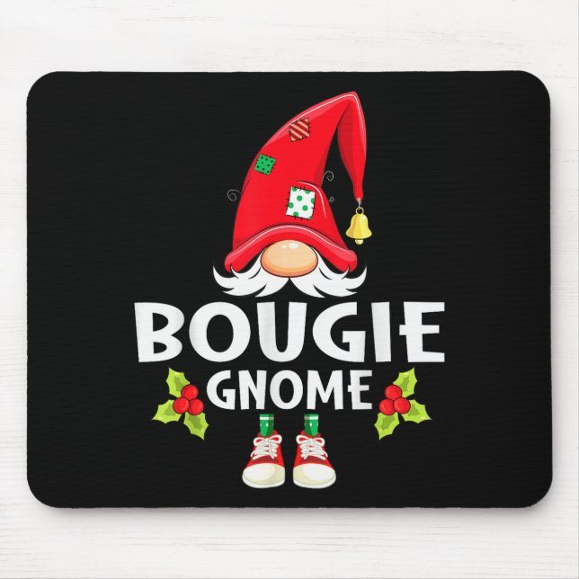 Christmas Bougie Gnome X-mas Family Matching  Mouse Pad (Front)