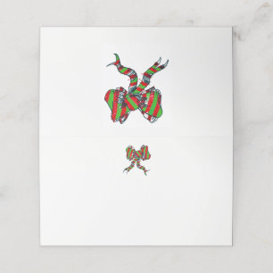 Christmas Bow Place Card