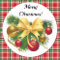 Christmas Bow Swag Personalize Envelope Seal