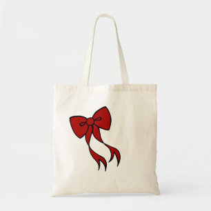 Christmas Bow Tote Bag