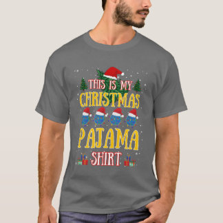 Christmas Bowlinghis Is My Christmas Pajama friend T-Shirt