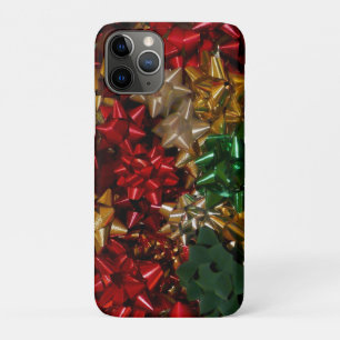Christmas Bows Colourful Festive Holiday iPhone 11 Pro Case