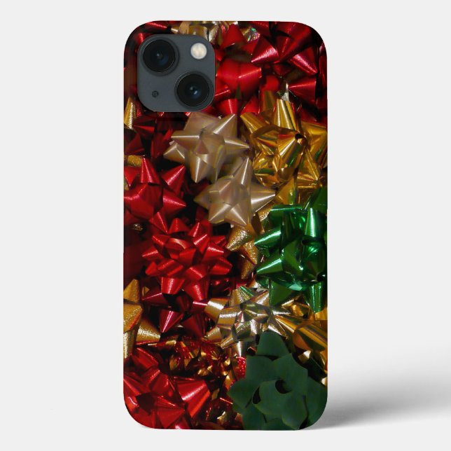 Christmas Bows Colourful Festive Holiday Case-Mate iPhone Case (Back)