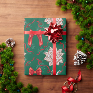 Christmas Bows Wrapping Paper