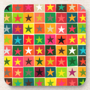 christmas boxed stars coaster
