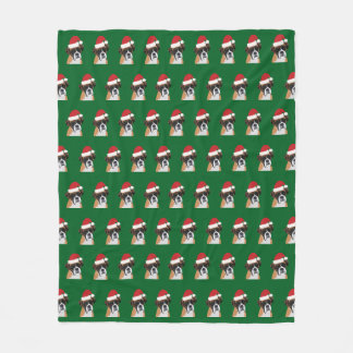 Christmas Boxer Dog Fleece Blanket