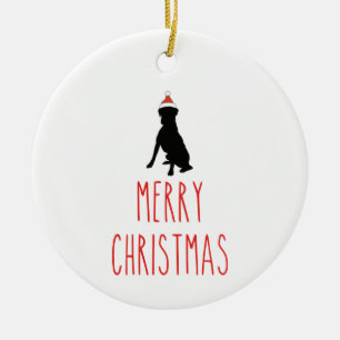 Christmas Boxer Dog Ornament