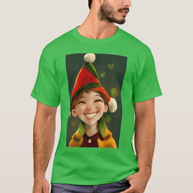 Christmas boy funny T-Shirt (Front)