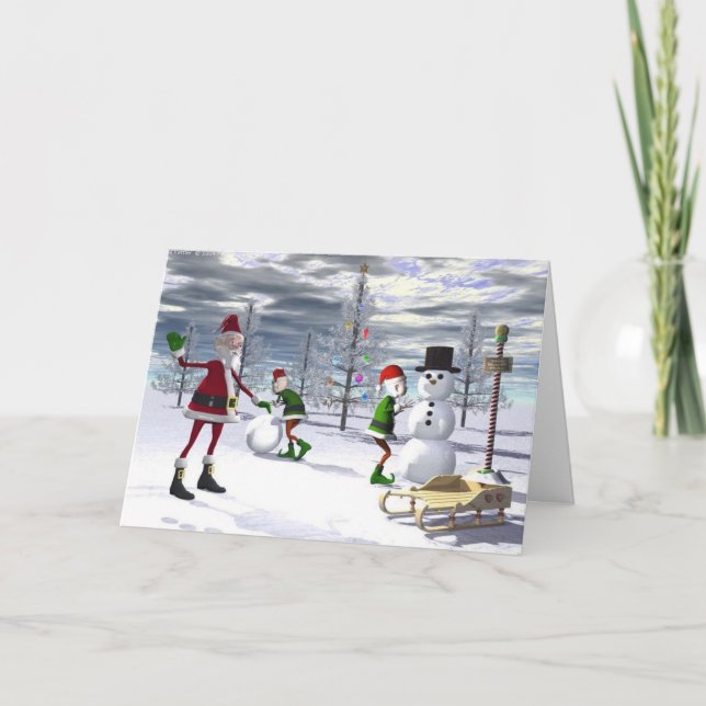 Christmas Break Holiday Card (Front)