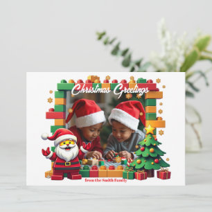 Christmas Bricks & Giggles card