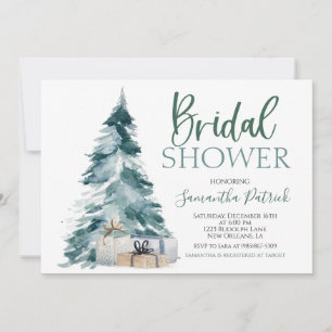 Christmas Bridal Shower Invitation