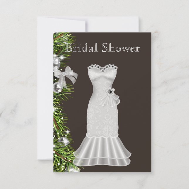 Christmas Bridal Shower Invitation (Front)