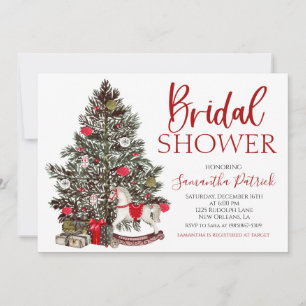 Christmas Bridal Shower Invitation