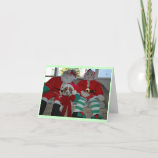 CHRISTMAS BRITTANY HOLIDAY CARD