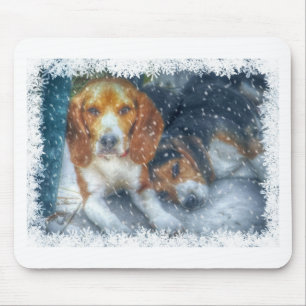 Christmas Brothers Mouse Pad