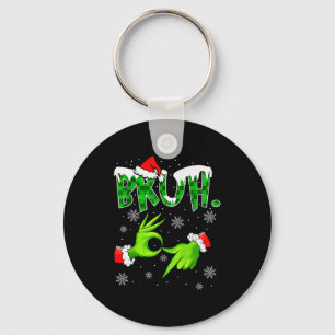 Christmas Bruh 67 Six Seven 6 7 Meme Keychain