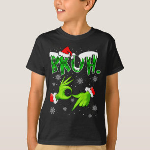 Christmas Bruh 67 Six Seven 6 7 Meme  T-Shirt