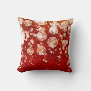 Christmas Bubbly Throw Pillow