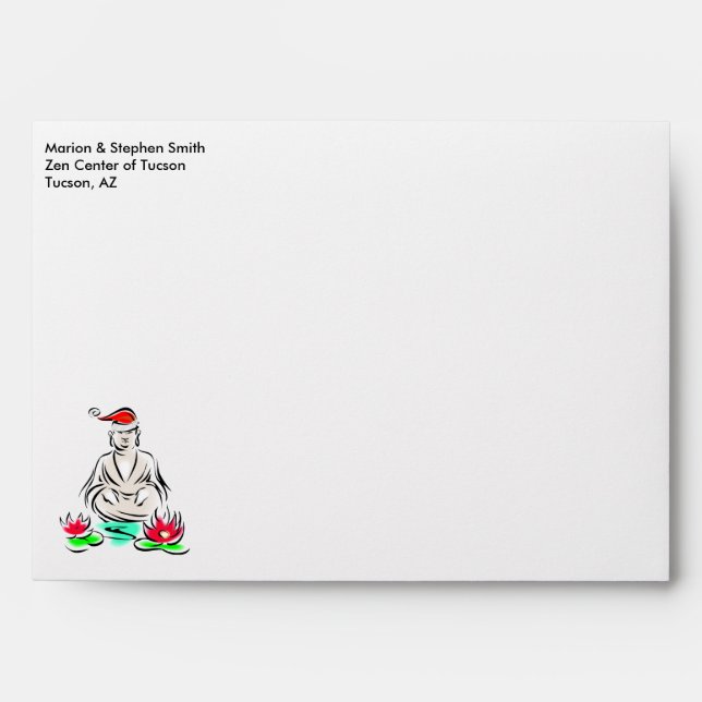 Christmas Buddha Envelopes (Front)