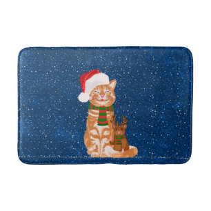Christmas Buddies Bath Mat