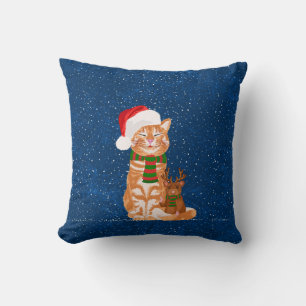 Christmas Buddies Throw Pillow
