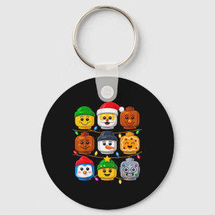 Christmas Building Crew Costume Master Builder Blo Keychain