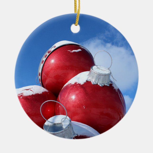 Christmas bulb photo decoration (Front)