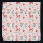 Christmas Bulbs Bandana<br><div class="desc">Playful Christmas Bulbs</div>