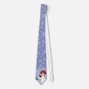 Christmas Bull Terrier Tie