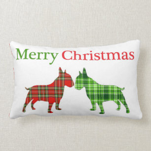 Christmas Bully Dogs Pillow