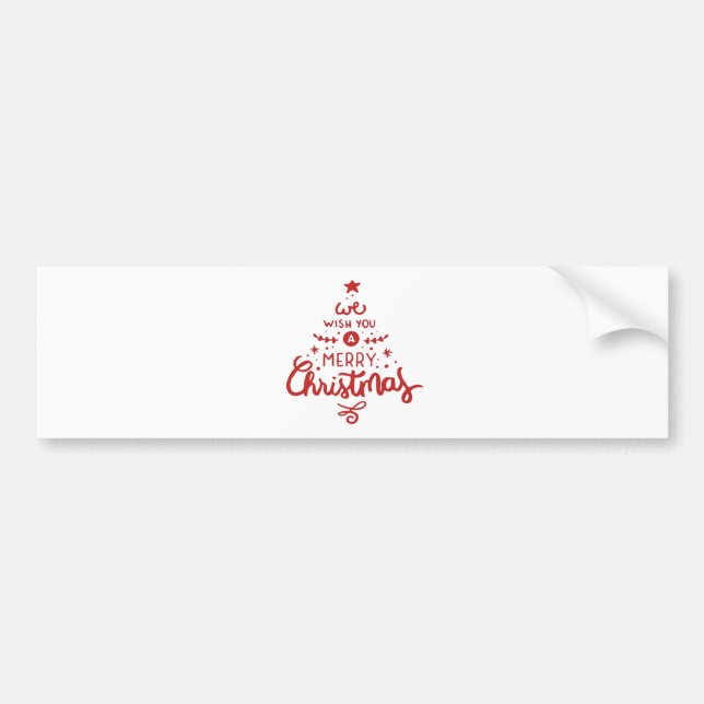 Christmas  bumper sticker (Front)