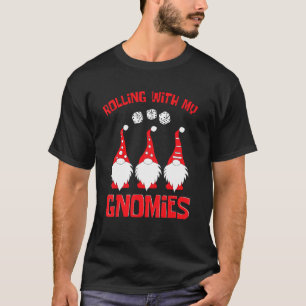 Christmas BUNCO Gnome shirt, ROLLING WITH MY GNOMI T-Shirt