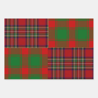 Christmas Bundle of Three Different Wrapping Paper Sheet