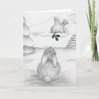 Christmas Bunny Card