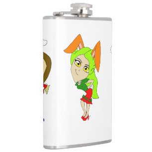 Christmas Bunnygirls Hip Flask