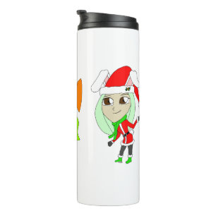 Christmas Bunnygirls   Thermal Tumbler