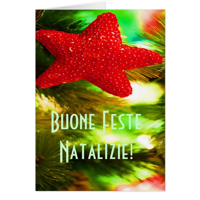 Christmas Buone Feste Natalizie Red Star III (Front)