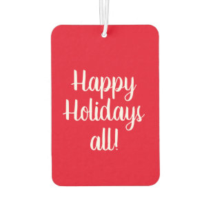 Christmas Burrito Elf ears hat Waving Hello Air Freshener