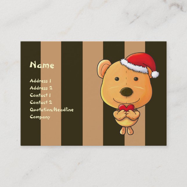Christmas Business Card (Front)