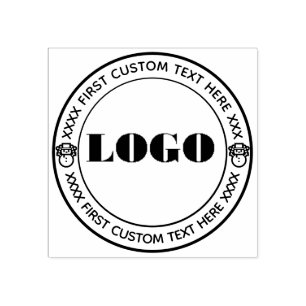 Christmas business logo template slogan website rubber stamp