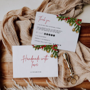 Christmas Business Thank You Card Template
