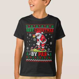 Christmas By Par Santa Sweater Playing Golf Golfer