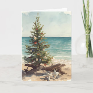 Christmas by the Shore Card