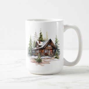 Christmas Cabin Mug