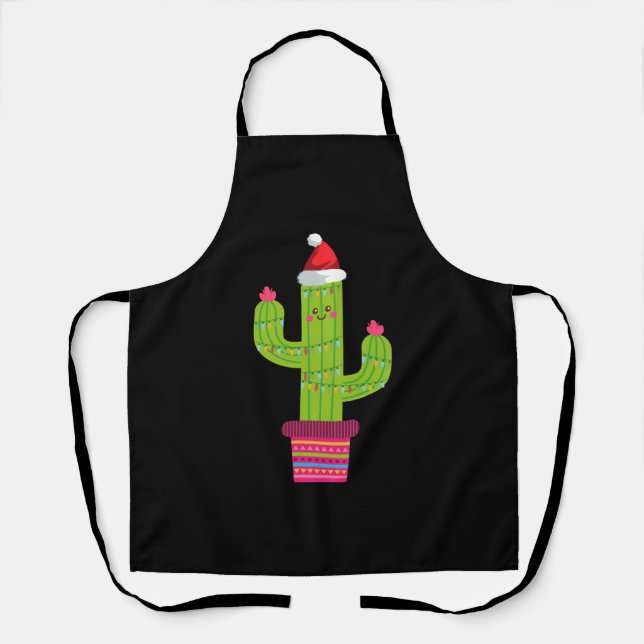Christmas Cactus Apron (Front)