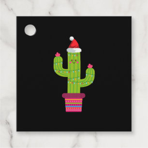 Christmas Cactus Favour Tags