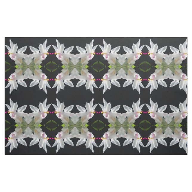 Christmas  Cactus Flower Fabric (Fat Quarter)