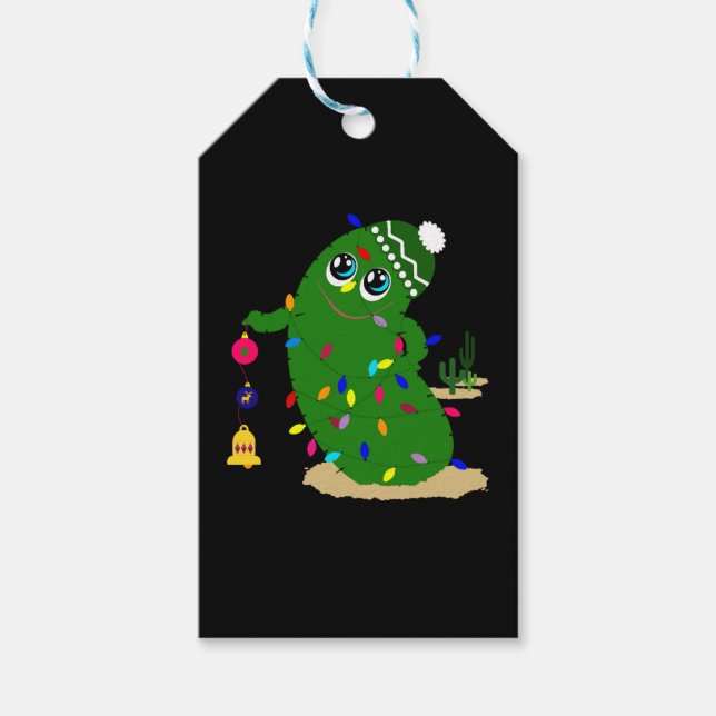 christmas cactus     gift tags (Front)