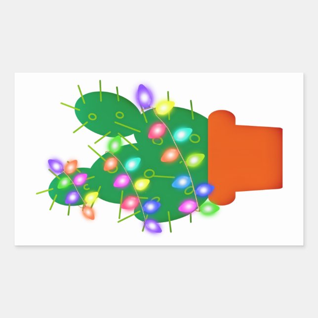 Christmas Cactus Stickers (Front)