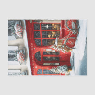 Christmas Cafe Tissue Paper
